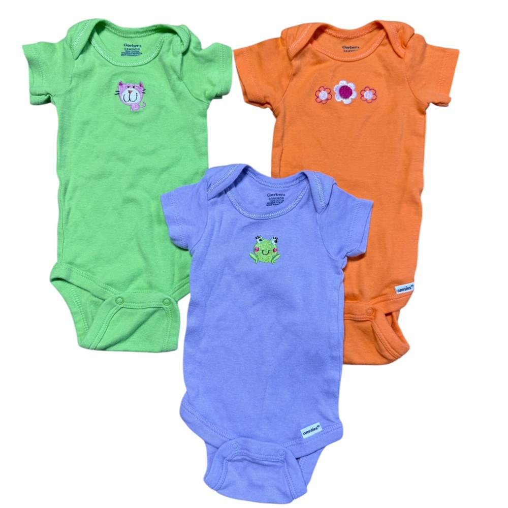 Gerber|  Baby Onesies Bundle | 0-3M